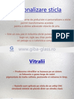 Personalizare Sticla, Sablare Sticla, Vitralii, Printare Pe Sticla