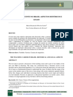 A Carreira Docente No Brasil Aspectos Históricos e Legais