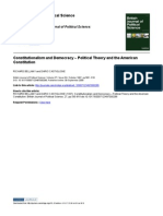 Constitutionalism and Democracy - Political Theory and The American-Richard Bellamy
