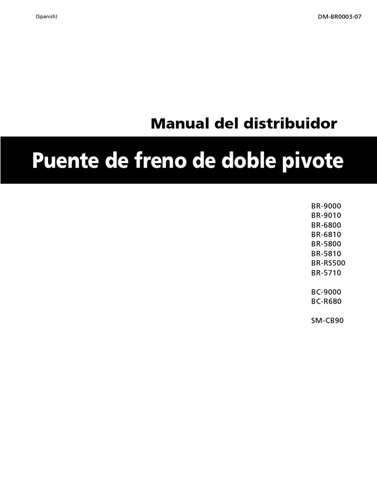 Manual Frenos | PDF