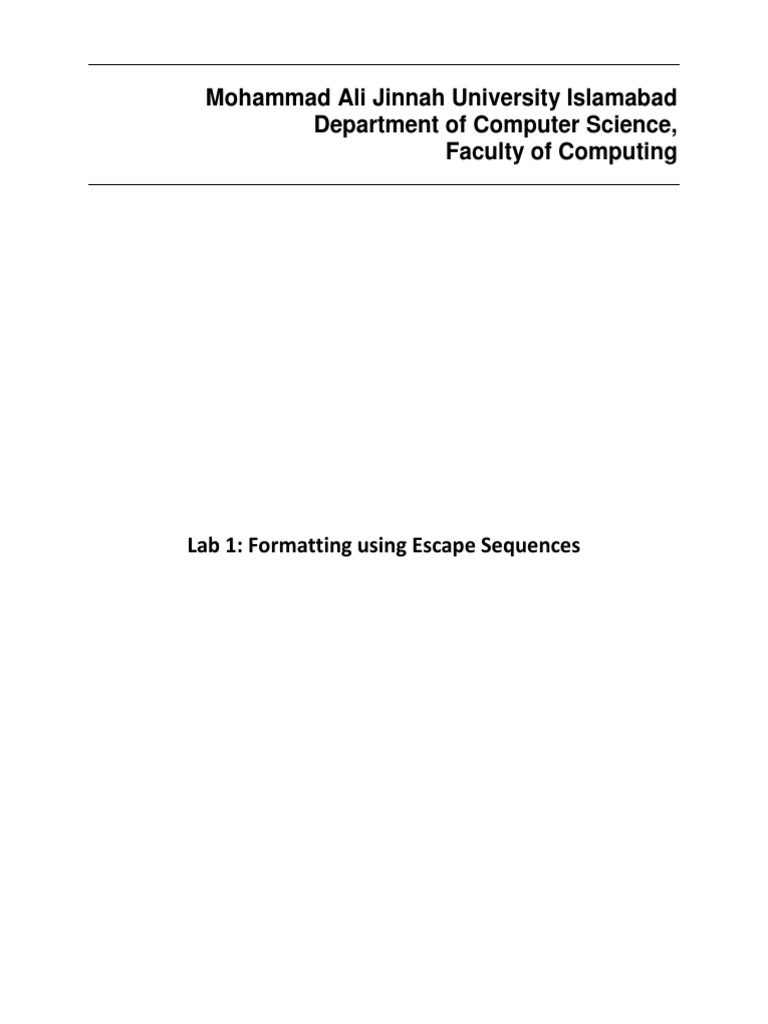 Programming Lab 1 | PDF | Computer Program | Programming