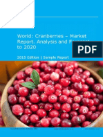 World: Cranberries - Market Report. Analysis and Forecast To 2020