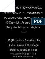 From Business Anarchy to Grandiose Prevalence by Andres Agostini