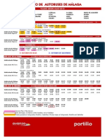 Horario de Autobuses de Malaga