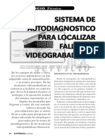 Sistema de Autodiagnóstico para Localizar Fallas en Videograbadoras