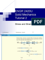 ENGR 2420U Solid Mechanics Tutorial 2 Stress and Strain