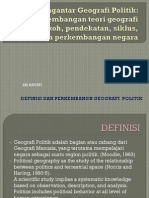 PENGANTAR-Geografi Politik PDF