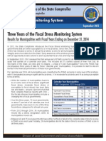 Three Years of The Fiscal Stress Monitoring System