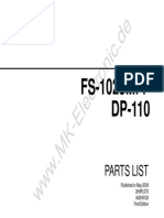 Fs 1028mfp DP 110 Parts