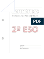 Cuaderno Recuperación Matemáticas 2 Eso PDF