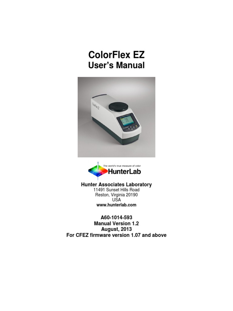 Colorflex Ez User Manual PDF | PDF | Computer Keyboard | Usb