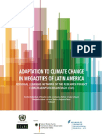 Adaptation To Climate Change in Megacities of Latin America