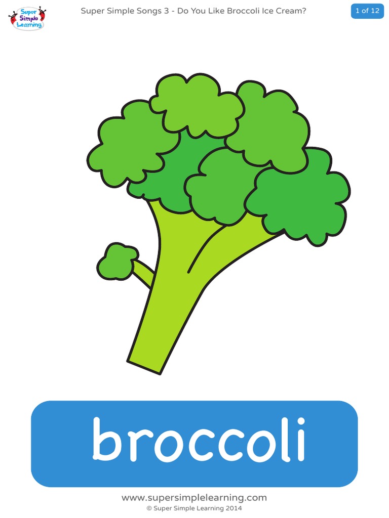 Do You Like Broccoli Ice Cream Flashcards PDF Foods Cuisine