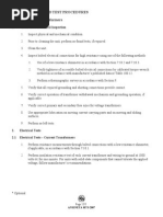 Ductor Testing for Busbar Connections | PDF | Electrical Resistance And ...