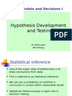 Hypothesis Testing