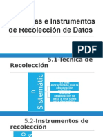 Tecnicas e Instrumentacion de Datos