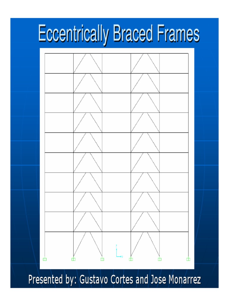 Eccentrically Braced Frames Strength Of Materials Beam (Structure)