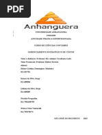 ATPS -Gerenciamento Estrategico de Custos