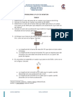 Problemas Segunda Ley de Newton Tarea