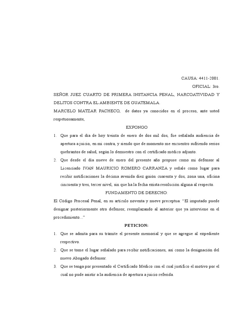 Excusa Penal | PDF