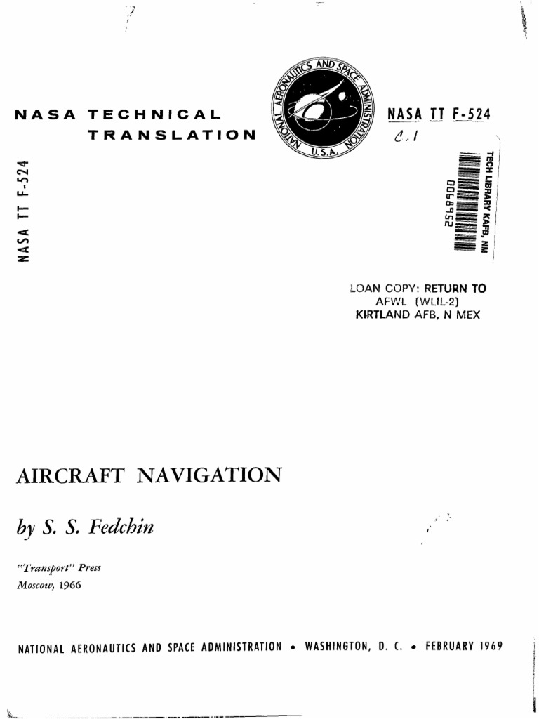 Aircraft Navigation PDF Geography Aerospace