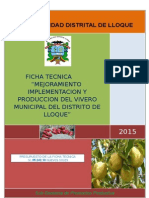 FICHA TECNICA Mejoramiento e Implementacion Del Vivero Municipal