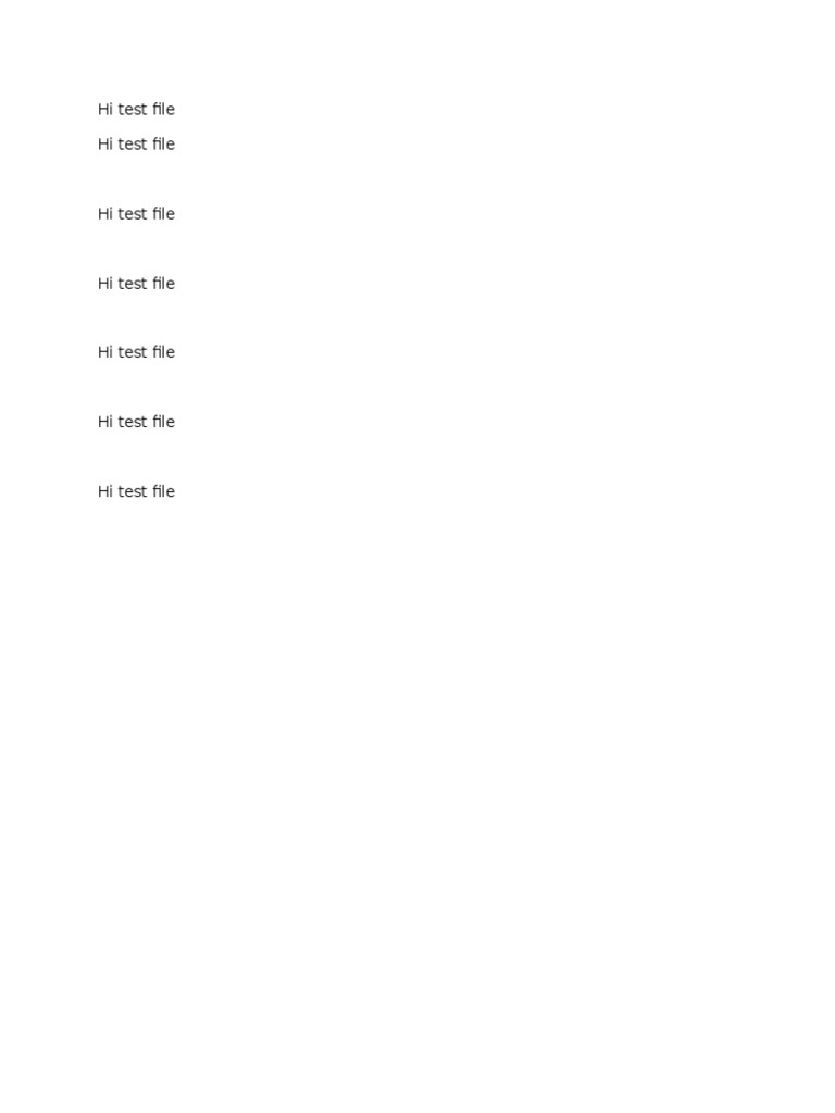 Hi Test File | PDF