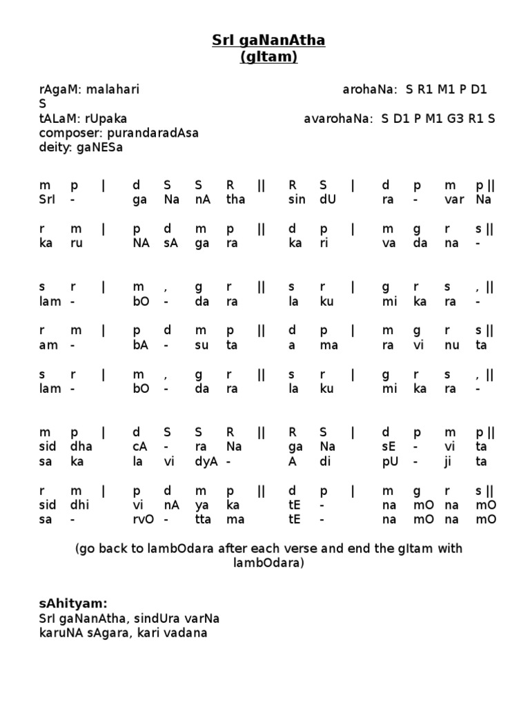 Sri Gananatha (Geetham) Hindu Deities Deities