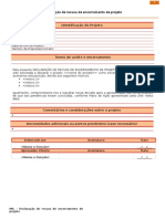 MIL - Declaração de RECUSA de Encerramento de Projeto