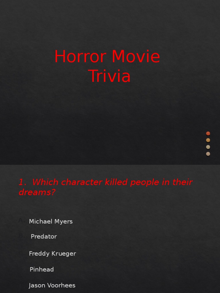Horror Movie | PDF