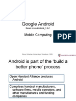 Google Android: Mobile Computing
