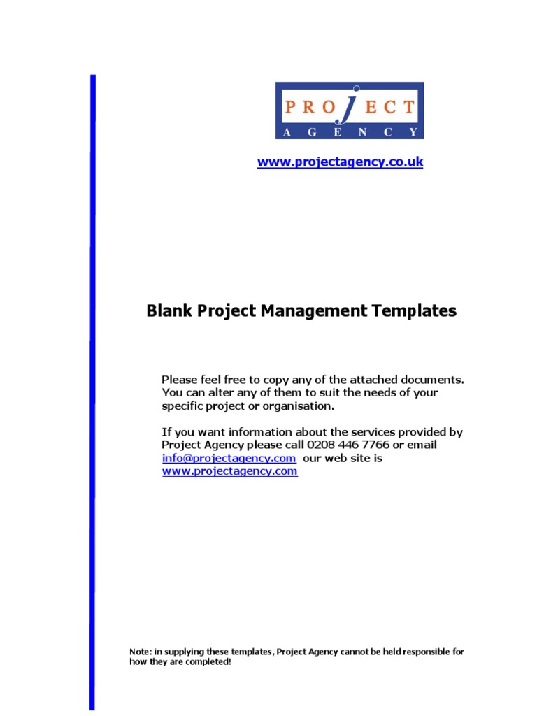 Project Management Templates | PDF | Business