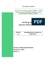 M05 D Termination Des Temps de Fabrication-FM-TSMFM