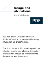 Dosage and Calculations