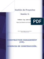 Sesión 3 - Gestión de Proyectos - CM