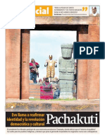 Especial Posesión Evo en Tiwanaku 22-01-15