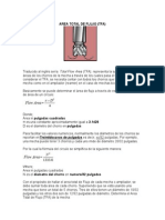 Area Total de Flujo