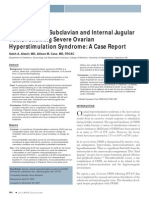 Thrombosis of Subclavian and Internal Jugular → A Case Report