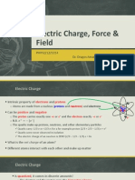 Electric Charge, Force & Field: PHYS2212/1114 Dr. Dragos Amarie, GSU/Math-Phys 2050