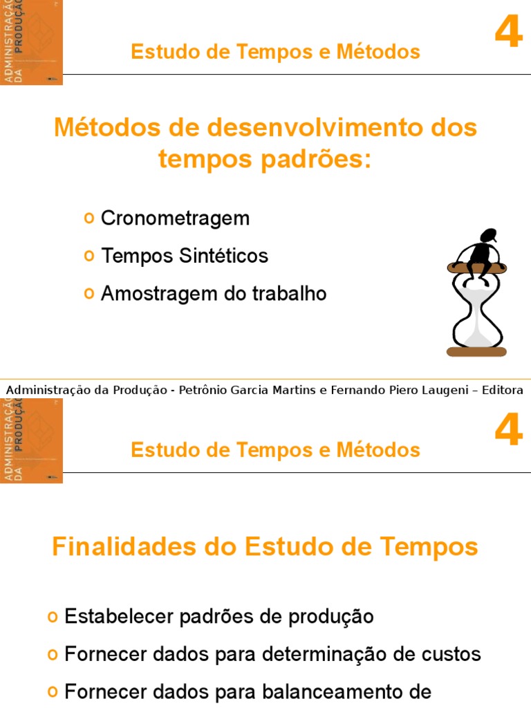 O Estudo De Tempos E Metodos Tem Diversas Utilidades