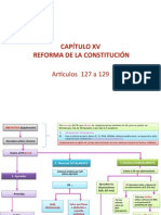 CAPIATULO XV REFORMA CONSTITUCIONAL Derecho Constitucional Chileno