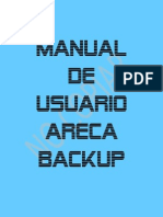 Manual de Usuario Areca Backup