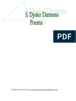 Sapardi Djoko Damono Poems