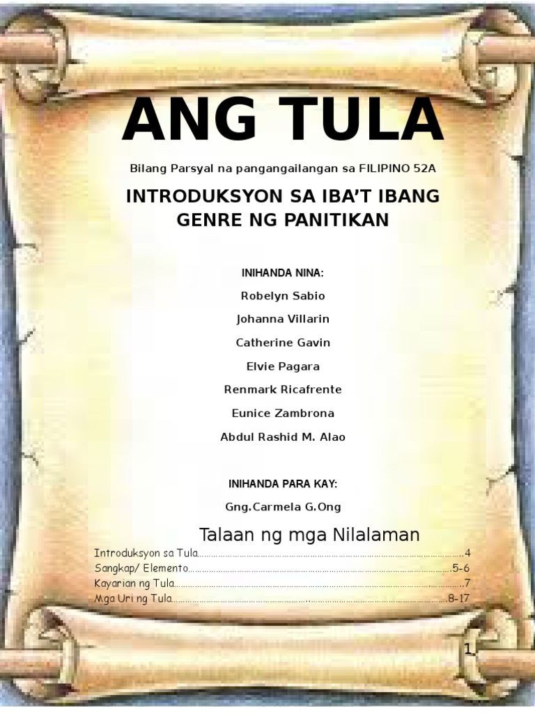 Tula Compilation | PDF