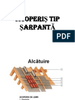 Acoperiş Tip Şarpantă