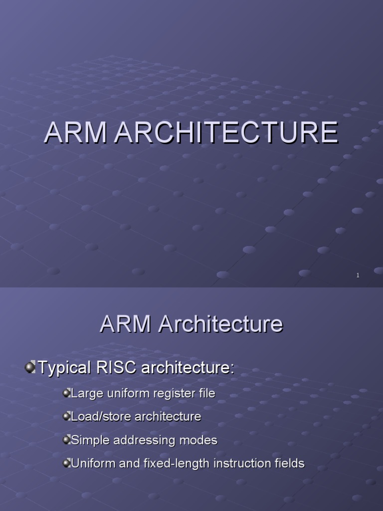 Arm Architecture Arm Architecture 64 Bit Computing