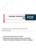 Konsep Strategi Belajar Mengajar