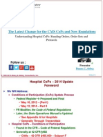 The Latest Change For The CMS CoPs and New Regulations: Standing Orders, Order Sets, Protocols & More