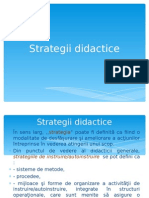 Strategii didactice