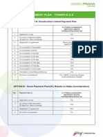 Godrej Prana Payment Plan